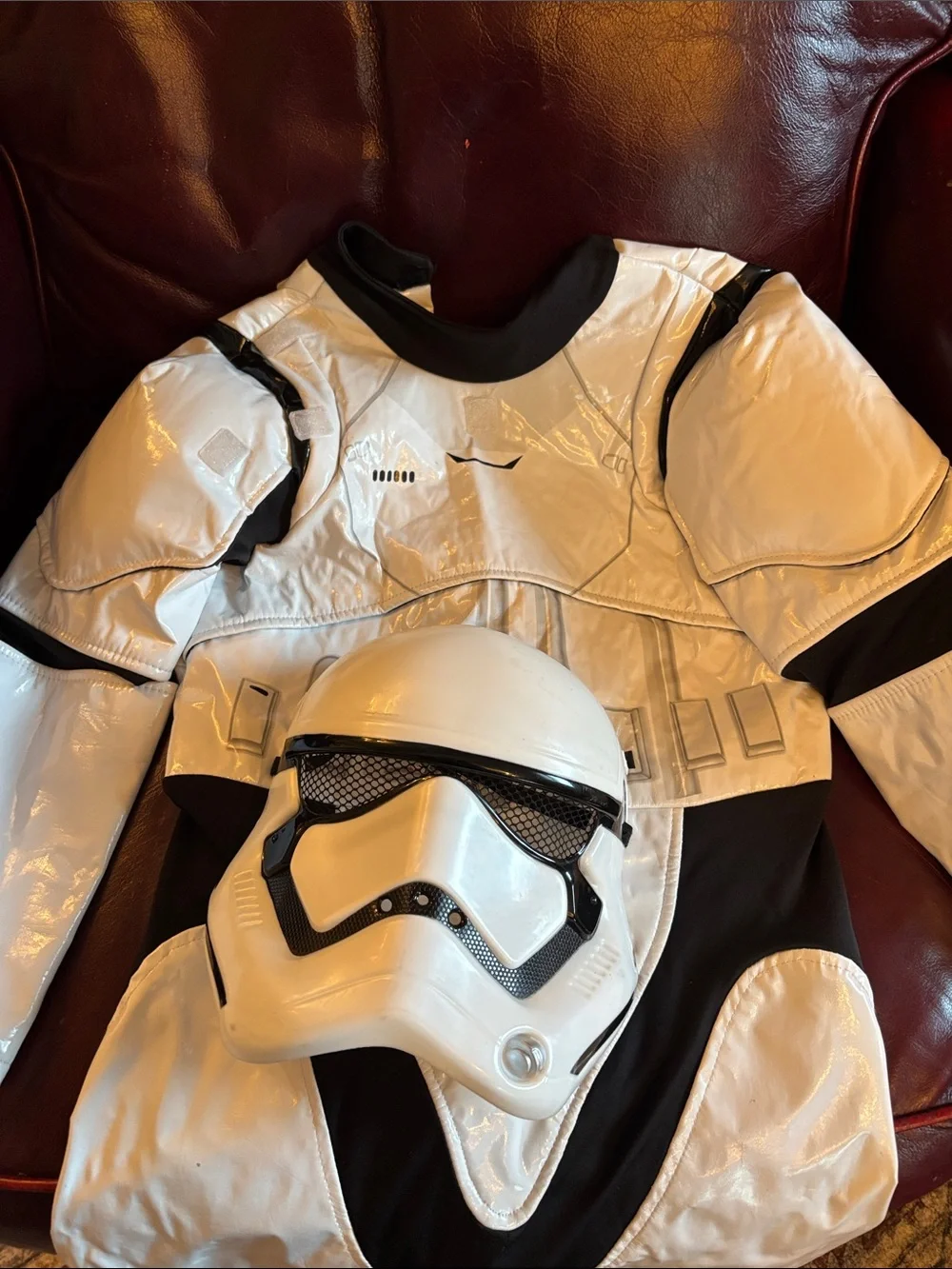 Disney Stormtrooper Costume Jacket and Helmet - White & Black - Picture 2 of 5